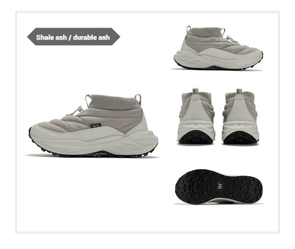 Men Winter Boots High-Top Thermal Ankle Support  Fleece Lined Ice Grip Abrasion-Resistant Sneakers Male 672542215A