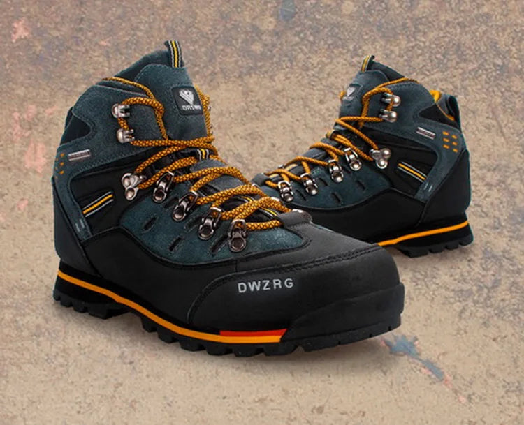 2026 Men Outdoor Ankle Boots Waterproof Sports Shoes Mountain Climbing Classic Footwear Leather Sneakers Hiking Boots Fashion