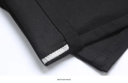 4 Colors 98% Cotton Casual Pants Men 2024 New Classic Style Straight Loose High Waist Elastic Trousers Male Brand Clothes