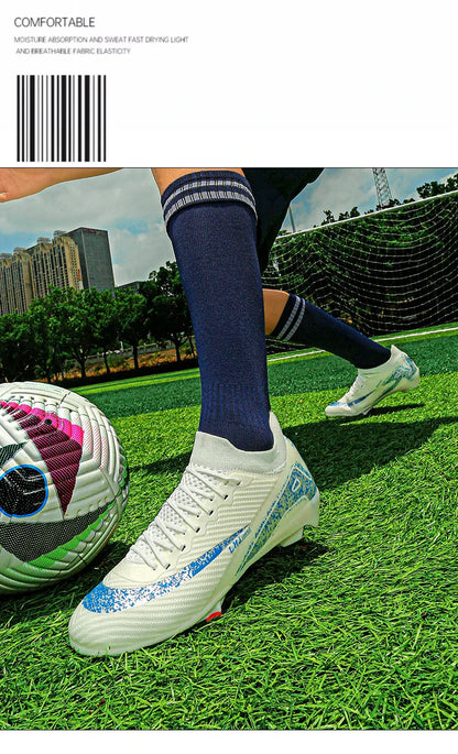 New Men's Football Boots Training FG Top Quality Sneakers Non-Slip Soccer Shoes Cleats Wholesale Drop Shipping Unisex Adult