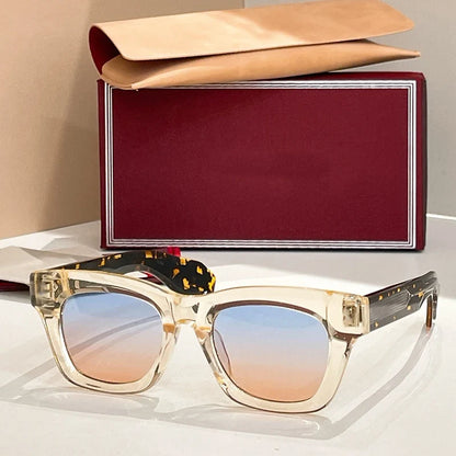Dealan Uv400 High Quality Men and Women Sunglasses Designer Japan Handmade Optical Prescription Limited Edition Eyewear