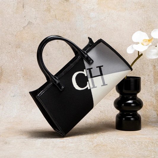 Large Capacity 2025 Women's Handbag Fashion Classic Color Blocked Business Commuter Retro Women's New Handbag