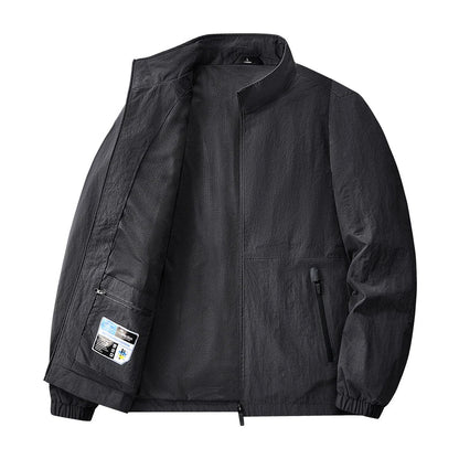 Big&Tall 8XL Men Outdoor Jacket Autumn Winter Jacket Hiking Camping Windbreaker Plus Size Spring Oversized Outwear Hooded Coat