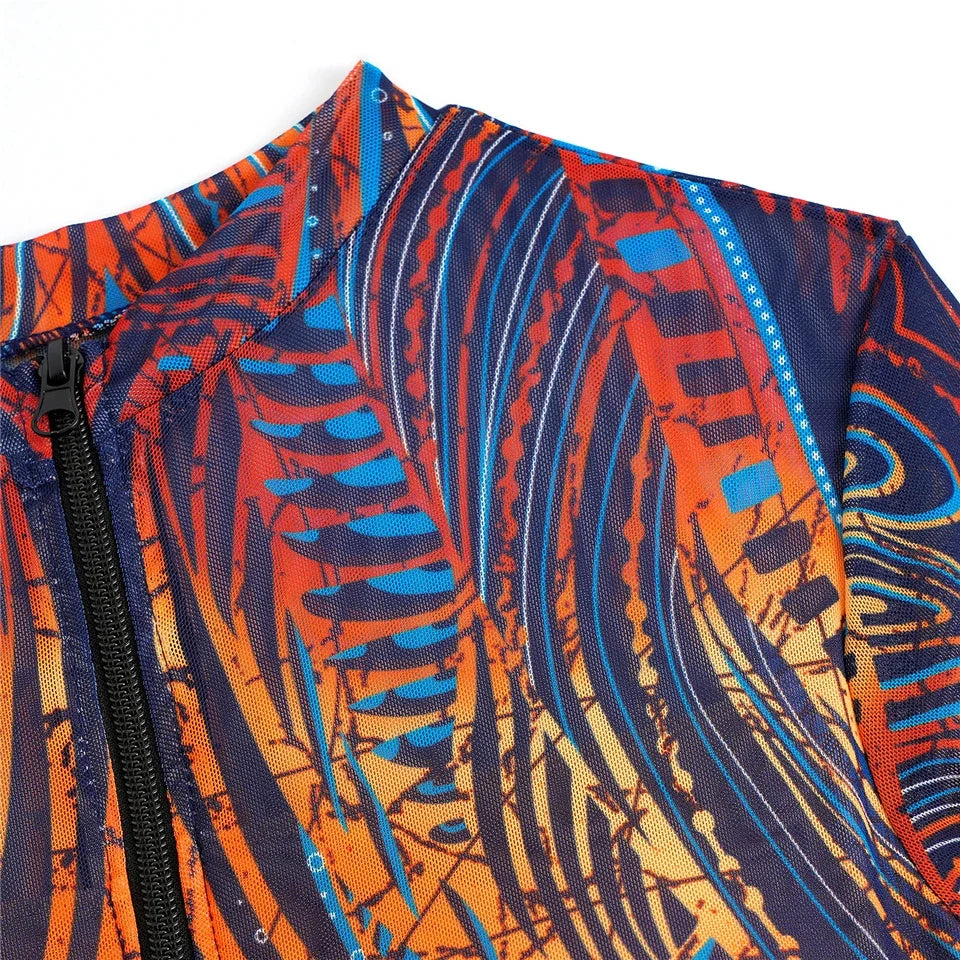 One Piece Sun Protection Swimwear 2026 Women Long Sleeved Print Swimsuit Female Sports Bathers Swimming Bodysuit Beach купальник