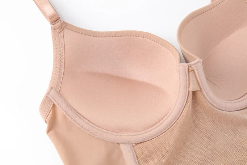 Thongs Bodysuit Shapewear Women Full Body Shaper Waist Trainer Steel Bones Tummy Control Underwear Flat Belly Underbust Corset