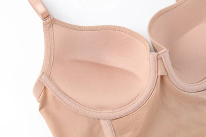 Thongs Bodysuit Shapewear Women Full Body Shaper Waist Trainer Steel Bones Tummy Control Underwear Flat Belly Underbust Corset