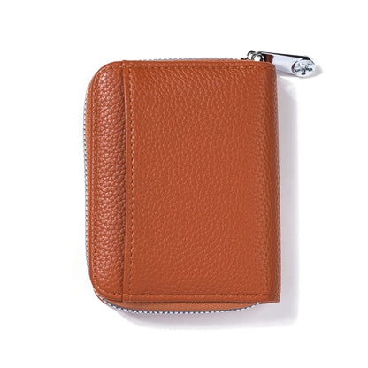 Nouveau porte-monnaie simple en cuir PU pour femmes et hommes, mini portefeuilles zippés, portable, avec plusieurs fentes pour pièces de monnaie, porte-cartes, petit portefeuille