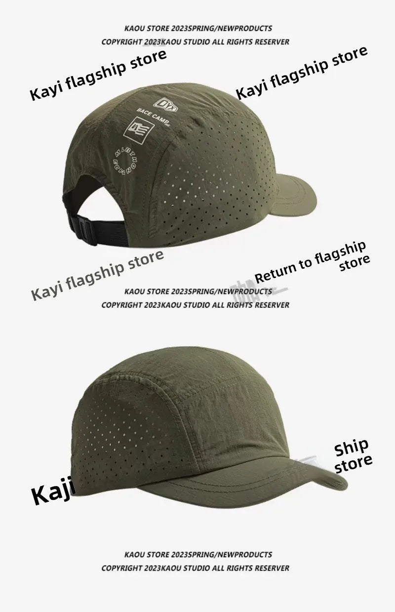 Summer Thin Breathable Mesh Baseball Caps for Men and Women Outdoor Camping Leisure Sun Protection Quick-drying Hiking Hats