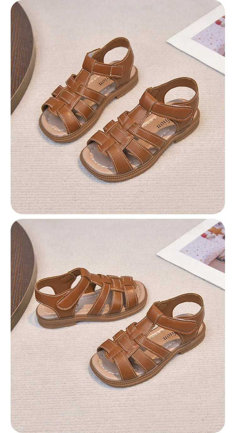 2026 Summer New Kids Sandals for Boys Girls Unisex Fashion Open Toes Candy Colors Children Beach Shoes Anti-skid Breathable Hot