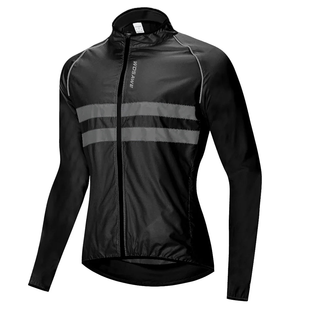 Wind Jacket Lightweight Cycling Windbreaker Windproof Bike Jacket Water Resistant Long Sleeve Jersey Wind Coat Vest