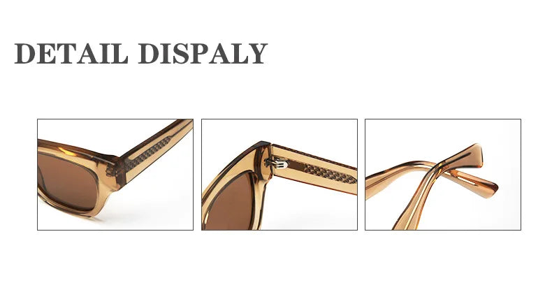 2026 Fashion Top Quality Square Polarized Sunglasses Men Acetate UV400 Unisex Sun Glasses Travel Hiking Beach Fishing Eyewear