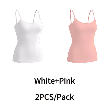 High Quality Women Seamless Cami Single Layer Adjustable Straps Scoop Neck Comfort Body Control Shaping Tank Top