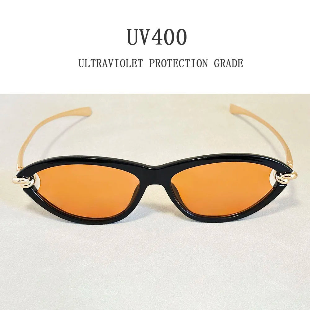 Fashion Oval Sunglasses Women 2026 Luxury Vintage New Cat Eye Sunglass Glasses Luxe Lunette Soleil Femme Lentes De Sol Mujer