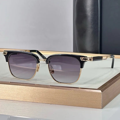 Classical Vintage Dean Eyebow Styel Men's Sunglasses Women Germany Trendy Square UV400 Alloy Acetate Prescription Eyeglasses