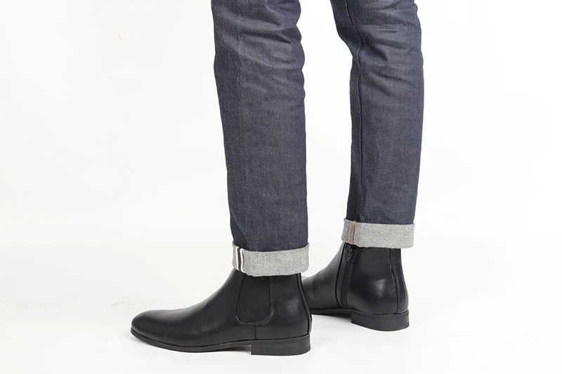 Size 7~13 Men Chelsea Boots  Ankle Boots soft leather Men Boots
