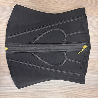 Faja Colombianas Moldeadora Bodysuit Zipper Hook Eye Double Compression Abdomen Control Slimming Modeling Strap Reductive Girdle