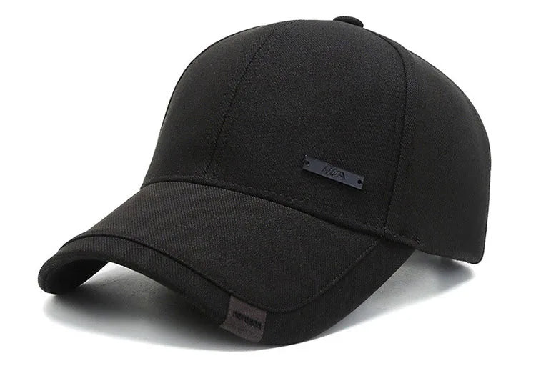 Unisex Hua Label Baseball Cap Hip Hop Adjustable Casual Hat Spring Autumn Outdoor Sunscreen Cap