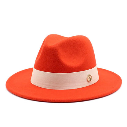 New Fedora Hat for Women Winter Elegant Fashion Formal Wedding Decorate Church Cap Panama Party Jazz Hat Chapeau Femme