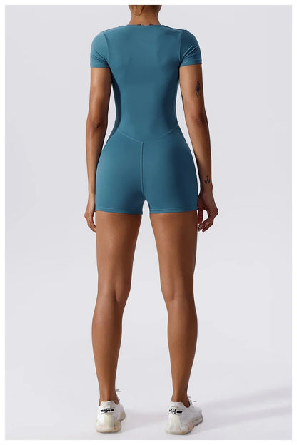 Sports Overalls For Women Yoga Jumpsuit For Sports Set Fitness Set Tight Shock-absorbing Sexy Hip Lifting Gym Push Up Exercise