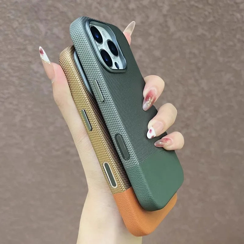 Original Technology Woven with Camera Control Button Magnetic Case for IPhone 17 16 15 14 13 Pro Max Air Wireless Charge Cover