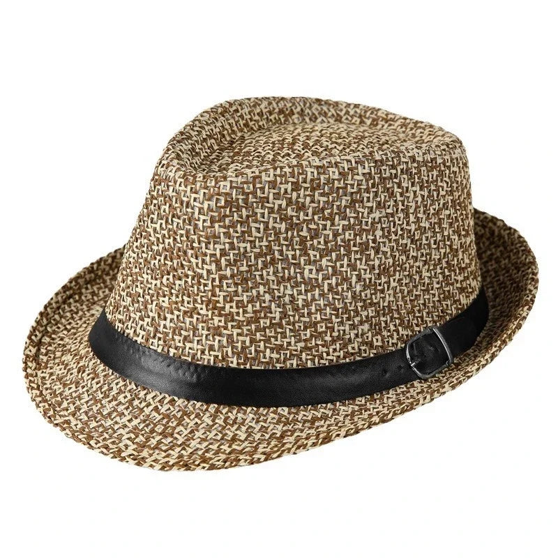 Summer New British Style Panama Hat for Men and Women, Gentleman's Jazz Hat, Breathable Beach Hat
