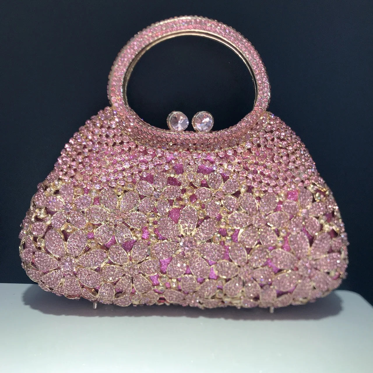 Daisy Flower Rhinestone Tote Bag Crystal Women Evening Bags Luxury Designer Party Banquet Clutch Purse Fashion Diamone Handbag