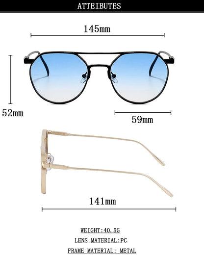 Heavy Metal Sunglasses For Men Round Steampunk Sunglasses Women Trendy Luxe Punk Fashion Glasses Gafas De Sol Hombre Zonnebril