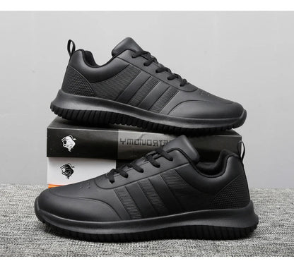 Casual Chef Shoes four Season new Lightweight Soft Sole Comfort Oil proof Men and Women's Chef Business Work Leather Shoe