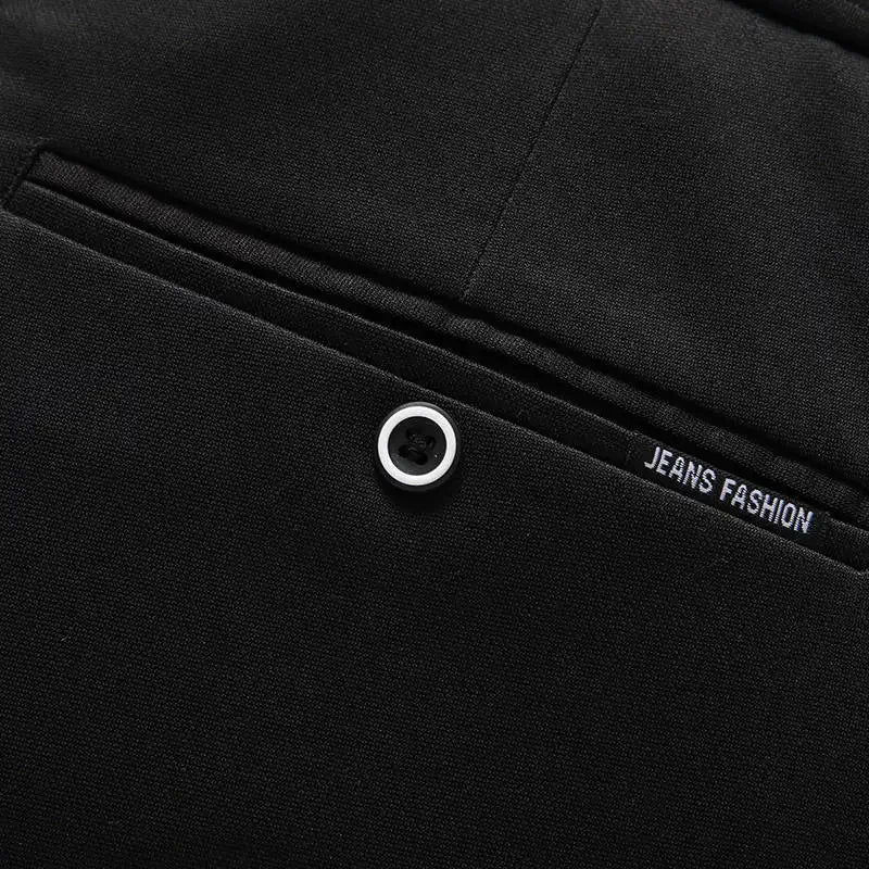 Black Suit Pants for Men Spring and Autumn Stretchy and Non-Ironing Office Trousers Slim Fit Formal Pants for Men Dress Pants