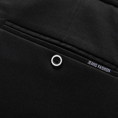 Black Suit Pants for Men Spring and Autumn Stretchy and Non-Ironing Office Trousers Slim Fit Formal Pants for Men Dress Pants