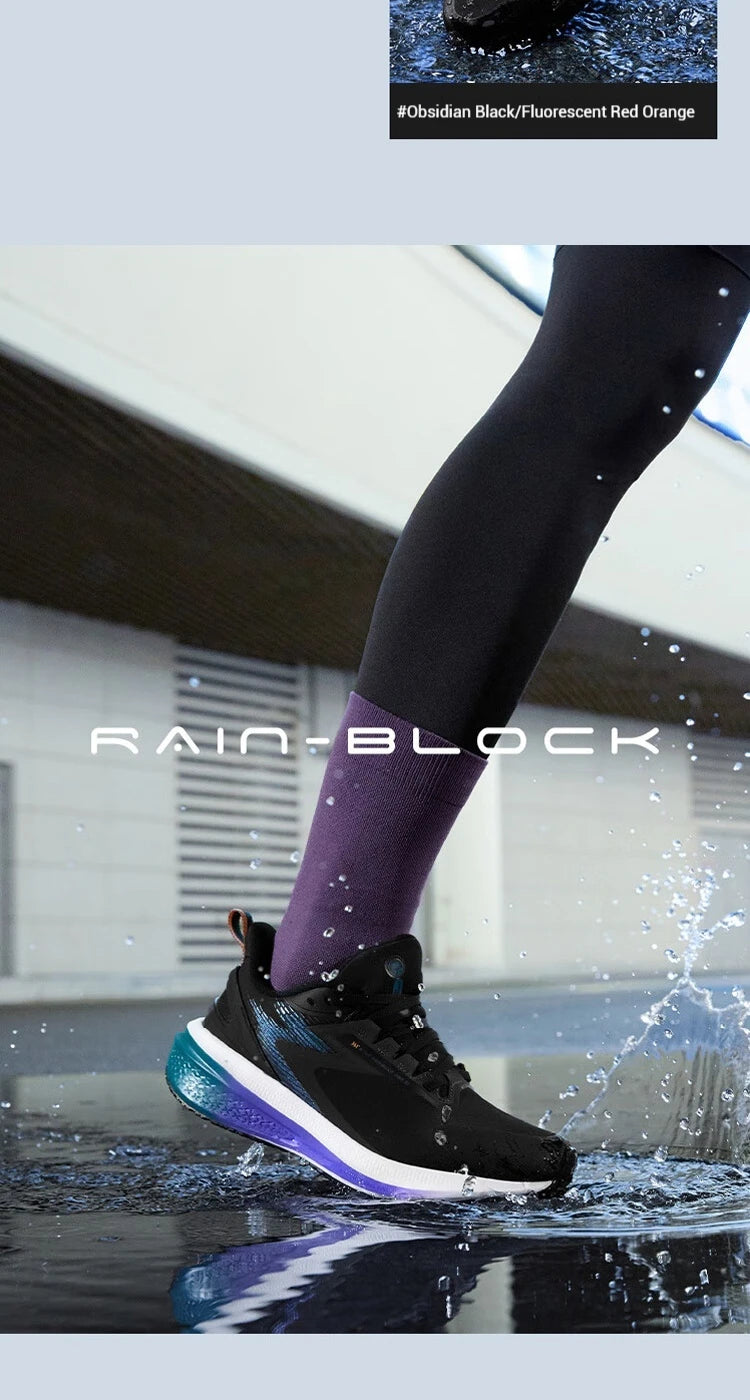 7.0 Men Running Shoes New Water Repellent Comfort Warm Elastic Non-slip Jogging Male Sneakers 672442219