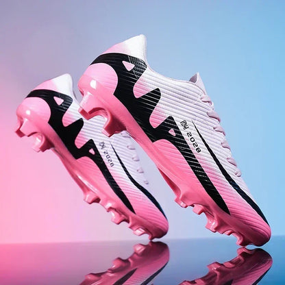 New Men Soccer Shoes FG/TF Hot-selling Boy High-quality Ultralight Cleats Non-Slip Football Boots Match Sneakers Futsal Indoor