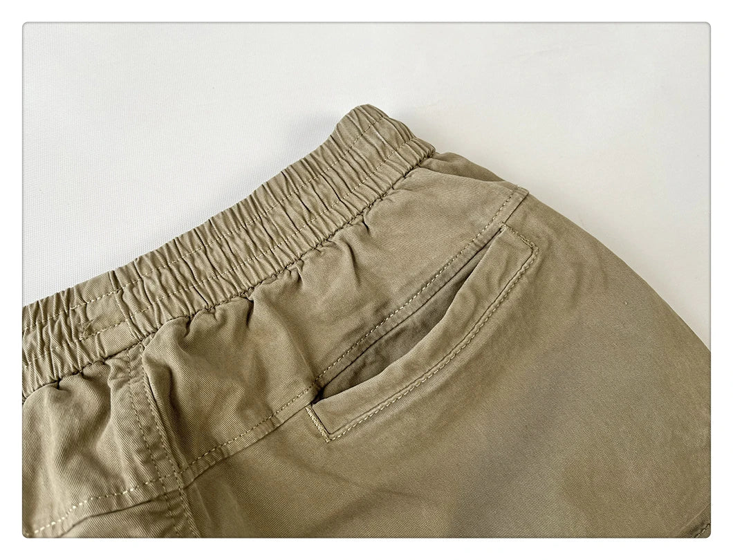 American Vintage Functional Cargo Pants Men Clothing High Quality Khaki Casual Jogging Pants Harajuku Tactical Joggers Trousers