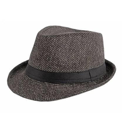 Spring Summer Wool Wedding Hat for Mid-Aged Men Couple Fashion Autumn Winter Party Plaid Luxury Design Jazz Hat Fedora Hat Women