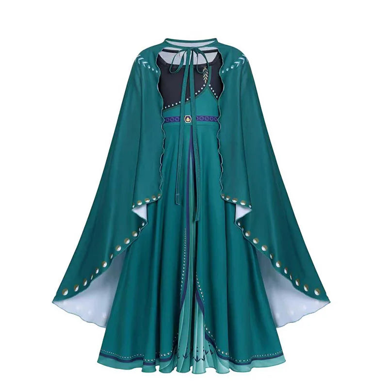 Frozen Snow Queen Elsa Anna Dresses for Girls Costumes Kids Cosplay Princess Children Gowns Clothes Party Dresses Outfits