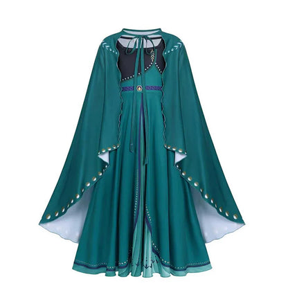 Frozen Snow Queen Elsa Anna Dresses for Girls Costumes Kids Cosplay Princess Children Gowns Clothes Party Dresses Outfits