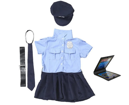 Dress Up America Police Costume for Police Officer Costume for  - Cop Uniform Set with Accessories  Party Show Gifts