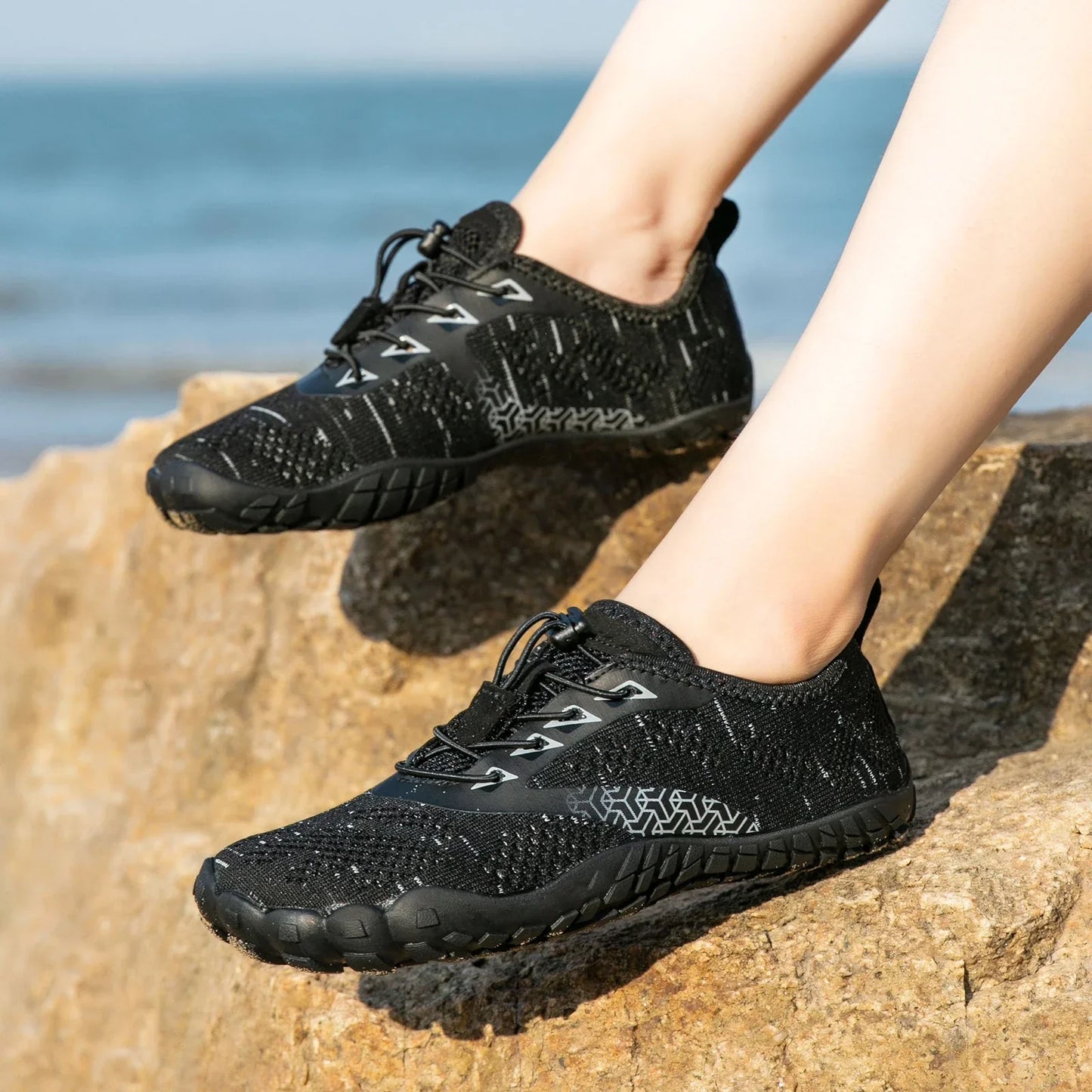 Unisex Wide Barefoot Shoes for Men Women Outdoor Trail Running Minimalist Walking Shoes Lightweight and Breathable