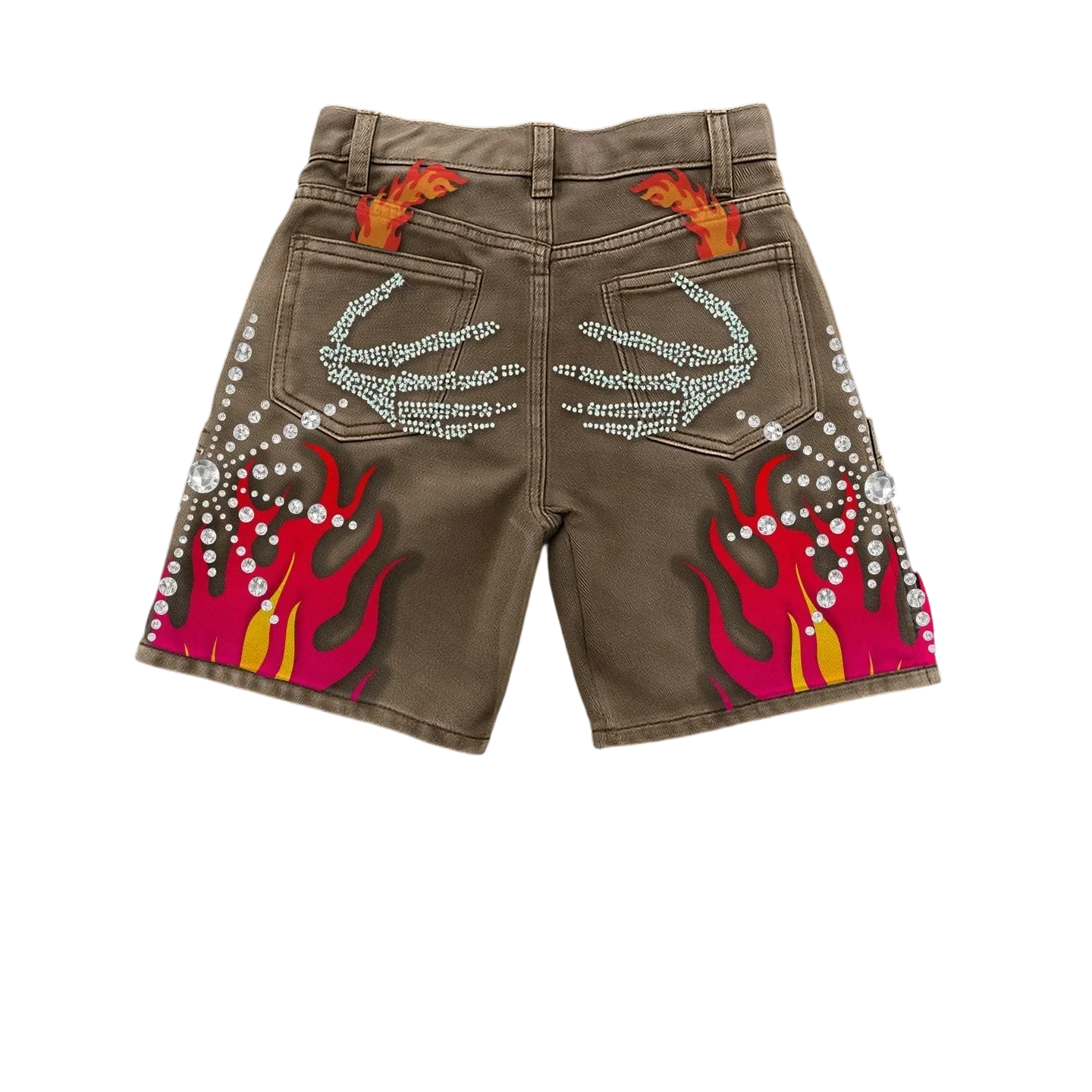 Embroidered Shorts Y2K Streetwear Man Woman Clothing Harajuku Hip Hop Baggy Denim Gym Shorts Gothic Summer Basketball Shorts