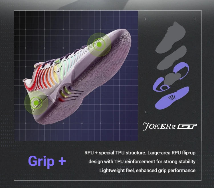 Joker 2 GT Men Basketball Shoes New Trendy Leather Breathable Shock-Absorbing Wear-resistant Male Sneakers 672611111