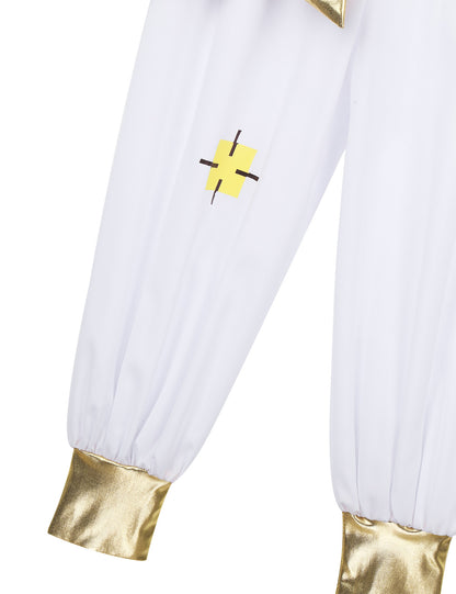 Boys Mythical Prince Arabian Carnival Cosplay Outfit Halloween Party Arabian Prince Role Play Waistcoat Vest Top+Belted Pants
