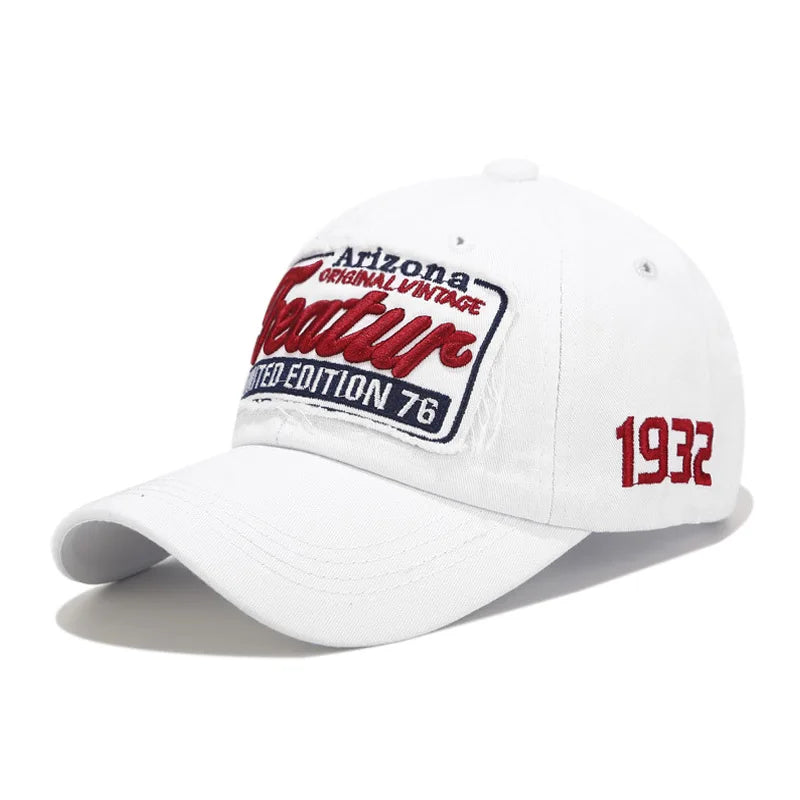 Letter Embroidery Baseball Caps For Men Women Cotton Winter Hat Hip Hop Fitted Caps Spring Summer Casual Sports Unisex Visor Hat