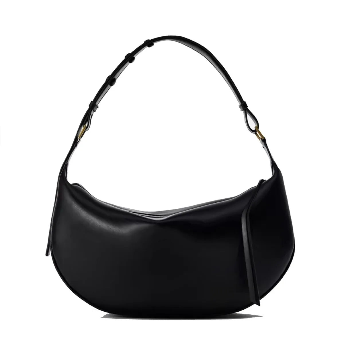 Dumpling Crescent Armpit Bag for Women Large Capacity Shoulder Bags FashionPU Leather Crossbody Bags Trendy Purse Handbag