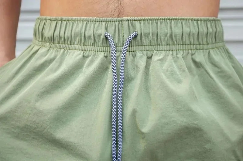 summer Men Shorts Light Weight Thin printing breathable Short Pants Fitness Men Casual Shorts Quick-drying Drawstring Shorts