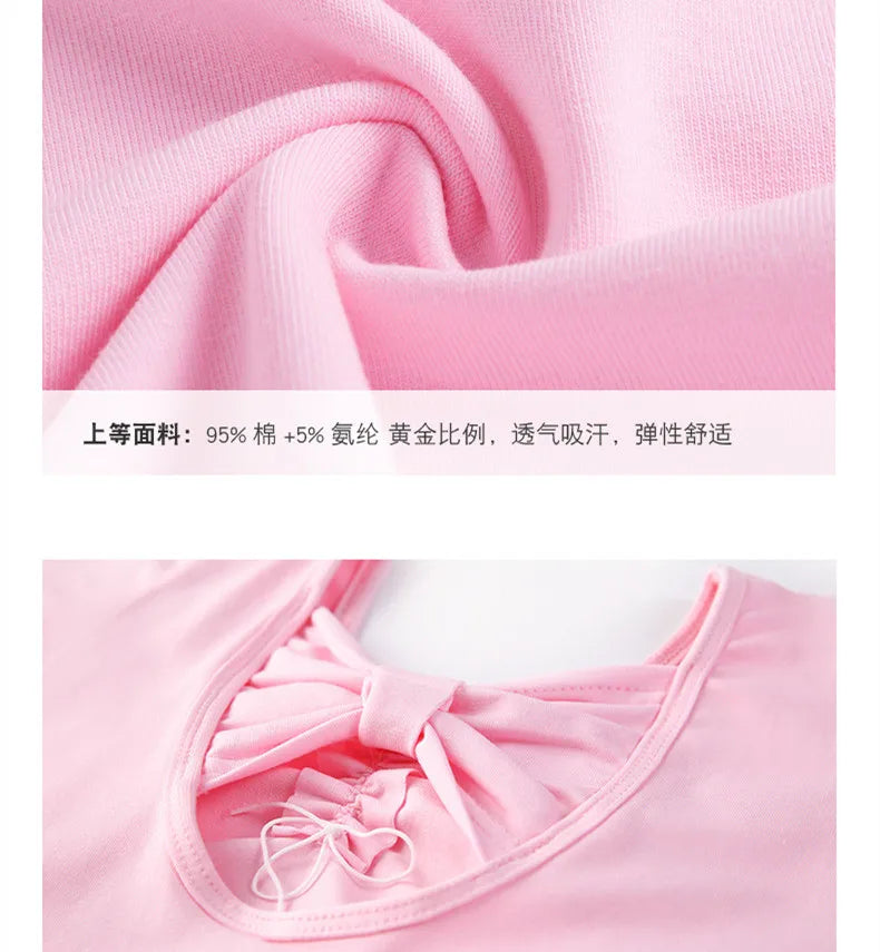 Children's Dance Costume Girl Dress Tutu Outfit Vestido Girls Clothes Ballet Leotard Robe Fille Summer Ballet Skirt Baby Dresses