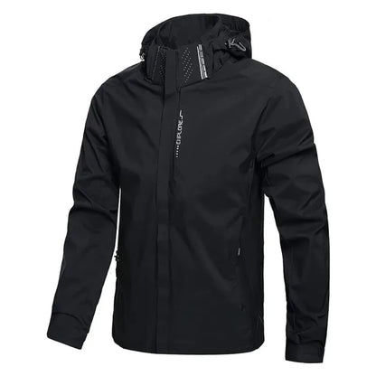 Men's Outdoor Waterproof Raincoat Lightweight Cycling Coat with Hood Streetwear Hiking Windproof Jacket Climbing Outdoor Jackets