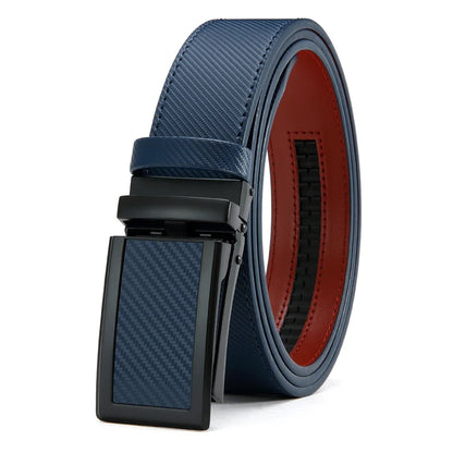 Men Belt Genuine Leather High Quality Buckle Jeans Cowskin Casual Belts Business Cowboy Male Automatic Buckle Belt 115cm 125cm