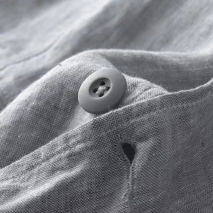 2025 Summer New Men's Linen Casual Suit Coat Solid Color Lightweight Breathable Luxury Cotton Hemp Top 100% Linen Fabric