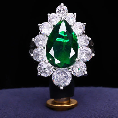 Unique Popular Jewelry 4-Piece Bridal Zirconia Women's Party Jewelry Set Dubai Nigeria CZ Crystal Wedding Jewelry Set