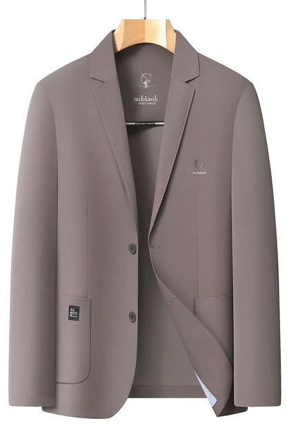 Blazer Summer Men's Casual Fashion Korean-style Business Solid Color Breathable, Lightweight and Sun-protective Clothing Blazer